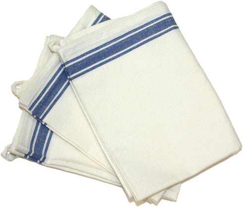 Aunt Martha's 18-Inch by 28-Inch Package of 3 Vintage Dish Towels, Blue Striped (PKSTB)...