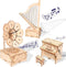 CYAZOO 3in1 3D Wooden Puzzle for Adults Music Box Set-Kids DIY Musical Instrument Model Assembly Puzzles Hands Craft Building Kits Home Decoration...
