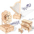 CYAZOO 3in1 3D Wooden Puzzle for Adults Music Box Set-Kids DIY Musical Instrument Model Assembly Puzzles Hands Craft Building Kits Home Decoration...