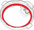 Instant Pot Sealing Ring Mini 3-Qt, Inner Pot Seal Ring, Electric Pressure Cooker Accessories, Non-Toxic, BPA-Free, Replacement Parts, Clear, 2 Co...