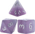 Gate Keeper Games and Dice: Sea Glass Dice: The Black Pearl - 7pc RPG Set, Violet Frosted Matte & Black Powder Resin, Dice for Role Playing Games...
