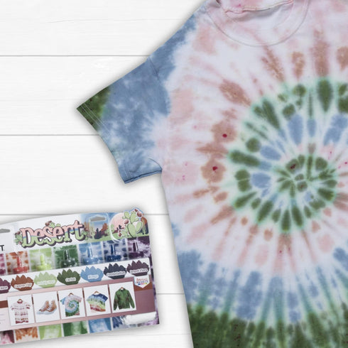 Tulip One-Step Tie-Dye Kit, Desert Colors, Easy Craft Activity, Permanent Fabric Designs, 8-Color...
