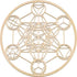 Fourth Level MFG 12" Platonic Solids, Sacred Geometry Wood Wall Art, Universe Elements Symbol, Zen Home Decoration for Yoga and Meditation, Good E...