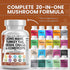 Clean Nutraceuticals Lions Mane 3000mg 20in1 Mushroom Supplement with Turkey Tail 2000mg Reishi 1000mg Cordyceps Chaga 1000mg Maitake Meshima Pori...