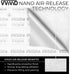 Frosted Matte Etched Adhesive Craft Window Vinyl Roll for Cricut, Silhouette and Cameo (12" x 48", Frosted White)...