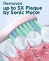 M5 Sonic Electric Toothbrush for Adults - Rechargeable Electric Toothbrushes with 8 Heads & Travel Case, Power Electric Toothbrush with Holder, 3 ...