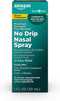 Amazon Basic Care No Drip Severe Congestion Nasal Pump Mist Spray, 12 Hour Relief, Oxymetazoline HCl, Maximum Strength Plus Menthol, Steroid Free,...