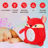 Baby Sleep Soother Happy Fox - Toddler Portable Sound Machine with Night Light Projector - Plush Toy Crib Soother with Music and Lights to Aid Sle...
