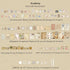 260 PCS Vintage Scrapbooking Supplies Aesthetic Journaling Kit,Large Collection for Bullet Junk Journals,Arts Craft Collage,Ephemera Adults,Beginn...