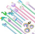 Eco-friendly Wood & Plastic Free Recycled Rainbow With Cute Pencil Cap, Paper Pencils #2 HB Pencils Number 2 Pencils with Pencil Sharpener, Macaro...
