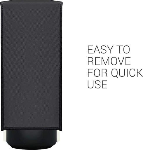 kwmobile Cover Compatible with Nespresso Essenza Mini - Plastic Case for Coffee Maker Machine - Dark Grey...