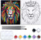 VOCHIC Canvas Painting Kit Pre Drawn Canvas for Painting for Adults Party Kits Paint and Sip Party Supplies 8x10 Canvas to Paint Lion King Paint A...