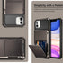 Vofolen Case for iPhone 11 Case Wallet 4-Card Holder ID Slot Flip Door Hidden Pocket Anti-Scratch Dual Layer Hybrid TPU Bumper Armor Protective Ha...