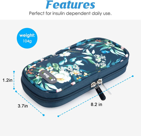 YOUSHARES Insulin Cooler Travel Case - Diabetic Cooler Travel Case Portable Refrigerated Medicine Travel Case for Insulin Pen and Medication Diabe...