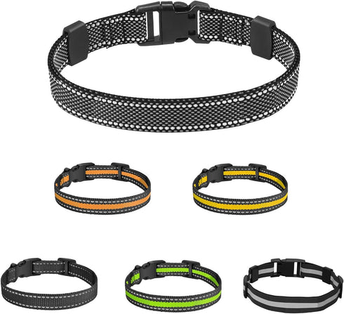 aikko Replacement Strap Dog Collar with Buckle Adjustable Safety Durable Nylon Pet Collars, fit for Most of Dog Training Shock Bark Fence Electron...