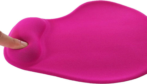 Ergonomic Portable Mouse Pad Non-slip Computer Mouse Pads Small 7D Gel Mouse Pad with Wrist Rest Rose...
