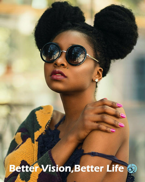 JOOX Round Sunglasses for Women, Classic Vintage Retro Sun Glasses, 100% UV Protection...