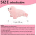 Seal Plush Stuffed Animal Pink Cute Seal Toy Pillow Kawaii Doll for Kids, 9 inch...