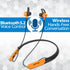 MANHATTAN Bluetooth Wireless Neckband Headphones — Earbud Earphones with 15H Playtime, Noise-Isolating, IPX4 Water Resistant, Built-in Mic – for W...