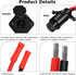 12V 8 Gauge 2 Wires Trolling Motor Plugs and Receptacle Kit Compatible with Minn Kota Marine Boat, Male and Female Trolling Motor Connector Quick ...