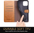 SUANPOT for iPhone 11 Pro 5.8"(Non 11 6.1"/11 Pro Max)with RFID Blocking Leather Wallet case Credit Card Holder, Flip Folio Book Phone case Shockp...