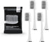 Acteh Charcoal Coated Bamboo Toothbrush Replacement Heads Compatible with Acteh, JetWave UV, Sonic Edge, eBrush Models...
