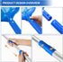Pool Skimmer - Pool Net with 3 Section Pole, Pool Skimmer Net with Fine Mesh Net, Telescopic Aluminum Pole, Plastic Frame, Ultra-fine Pool Skimmer...
