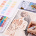 Mont Marte Premium Metallic Watercolor Cake Set, 21 Piece, 18 Colors, 1 Water Brush, 1 Sponge, 4 Mixing Wells...