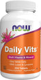 NOW Supplements, Daily Vits™, One Tablet Daily with Lutein & Lycopene, 250 Tablets...