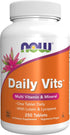 NOW Supplements, Daily Vits™, One Tablet Daily with Lutein & Lycopene, 250 Tablets...