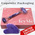 BAIMEI Jade Roller & Gua Sha Set Face Roller and Gua Sha Facial Tools for Skin Care Routine and Puffiness, Self Care Gift for Men Women - Purple...