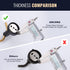 ARCORA Towel Hooks Black and Gold, SUS 304 Stainless Steel Double Wall Hooks, Heavy Duty Robe Hooks, Bathroom Towel Hooks for Wall...