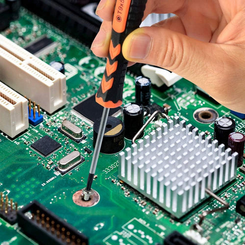 TEKPREM 8 in 1 Security Torx Screwdrivers with T3 T4 T5 T6 T7 T8 T9 T10 Torx Bit,Complete Torx Repair Kit for Mac Mini,iMac,Xbox Controller,PS3,PS...