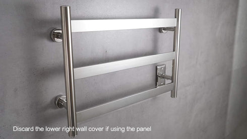 HEATGENE 2401 Wall Plates Mirror Polish - Compatible with HEATGENE Towel Warmers(Model: HG-R64135, HG-R64136, HG-R64137 Series, and HG-R6441 Serie...