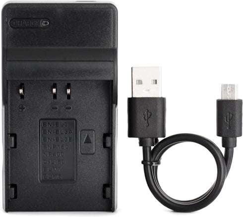 NP-400 USB Charger for Konica Minolta a Sweet Digital, a-5 Digital, a-7 Digital, Dimage A1, DiMAGE A2, Dynax 5D, Dynax 7D, Maxxum 5D, Maxxum 7D Ca...