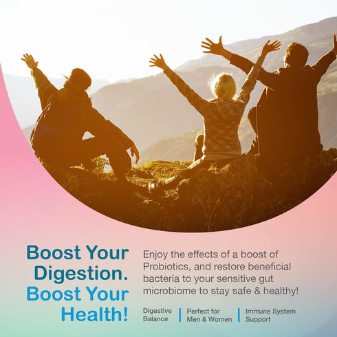 YUM-V'S - Zero Sugar Probiotic Gummies for Digestive Health - Sugar Free Probiotics for Women, Men & Kids - Gut Health Probiotic Gummies for Adult...