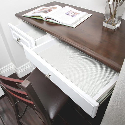 Smart Design Classic Grip Shelf Liner- Non Adhesive Home Organization Shelf Liners - Strong Grip, Non Slip, Easy Clean - Perfect for Desk, Shelves...