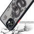Compatible with iPhone 12 Case Fashion Cool Dragon Animal 3D Pattern Design Frosted PC Back Soft TPU Bumper Shockproof Protective Case Cover for i...