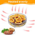 Air Fryer Racks Three Stackable Dehydrator Racks 304 Stainless Steel Air Fryer Basket Toast Rack Air Fryer Accessories Fit All 4.2-5.8QT Air Fryer...