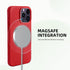 Genuine Leather Case for iPhone 15 Pro Max(2023) with MagSafe Function, Top Litchi Grain Leather Magnetic Phone Proctective Case for (iPhone 15 Pr...