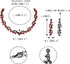 EVER FAITH Women's Austrian Crystal Elegant Wedding Flower Wave Necklace Earrings Bracelet Set...