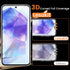 4+4 Pack Samsung Galaxy A55 5G Screen Protector, 4 Pack Tempered Glass Screen Protector with 4 Pack Camera Lens Protector, 9H Hardness Anti-Finger...