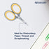 Westcott 2.5" Fine-Tip Craft Scissors with Titanium-Bonded Blades for Crafting, Sewing & More...