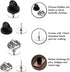 100 Pairs Tie Tacks Blank Pins with Butterfly Clutch Backs for Craft Making (Silver)...