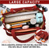 Corduroy Tote Canvas Bag, Large Satchel Handbag Shoulder Bags Fashion Casual Travel Shopping Daily Bag...
