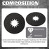 TonGass (2 Pack, Black) 5th Wheel Hitch Lube Plate 10in RV Camper Trailer Fifth Wheel Plate Wheel Accessories for 5th Wheel Trailer Safety Kit...