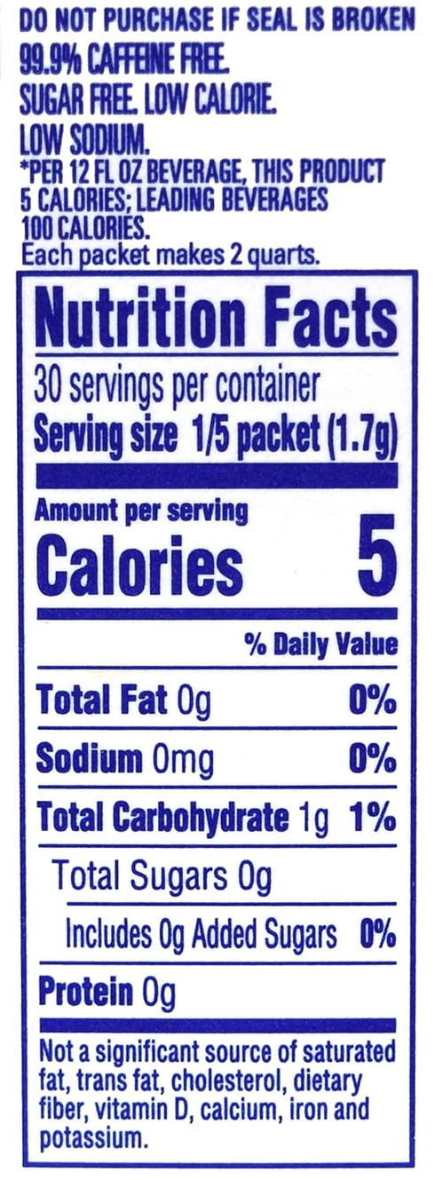 Crystal Light Lemon Decaf Iced Tea Natural Flavor Drink Mix, 12-Quart Canister (Pack of 4)...