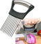 Stainless Steel Onion Holder for Slicing,Onion Slicer Holder,Onion Cutter for Slicing of Onions,Tomatoes,Avocados,Eggs and Other Vegetables,KItche...