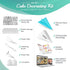 RFAQK 74 PCs Icing Piping Bags and Tips Set, Cake Decorating Kit with 48-Numbered Piping Tips, 20+1 Pastry Bags for Cookie Cupcake Cake Decoration...