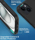 for iPhone 15 Case, with Built in Screen Protector Heavy Duty Drop Protection,Full Body 3 Layer Rugged Shockproof Dust Proof Tough Protective Phon...